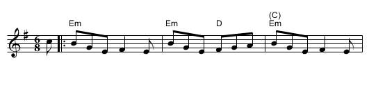 Monaghan Jig, The - staff notation