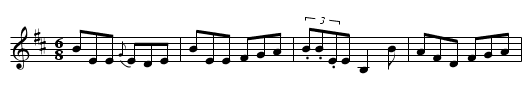 Monaghan Jig, The - staff notation