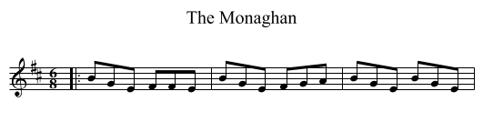 Monaghan, The  - staff notation