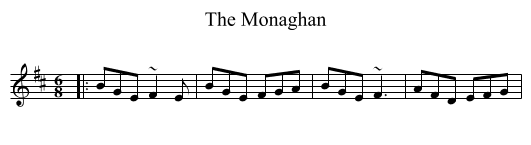 Monaghan, The  - staff notation