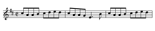 Monaghan Twig, The - staff notation