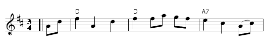 Monahan's Waltz - staff notation