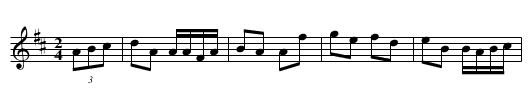 Monessen - staff notation