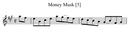 Money Musk [5] - staff notation