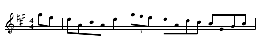 Moneymusk - staff notation