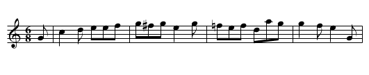 Monfermy - staff notation