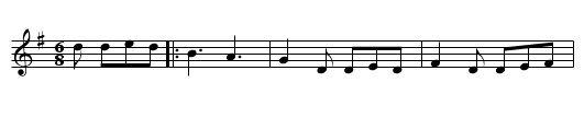 Monferrina 1 - staff notation