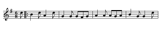 Monferrina - staff notation
