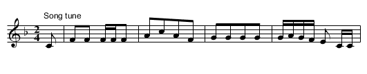Monkey's Wedding - staff notation