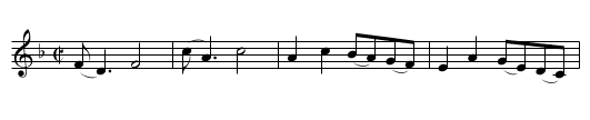 Monk's March, with the Wanders. PFD2.096 - staff notation