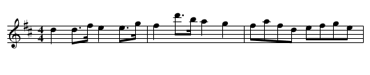 Monks March - staff notation