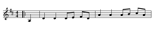 Montgomerie's Hornpipe - staff notation