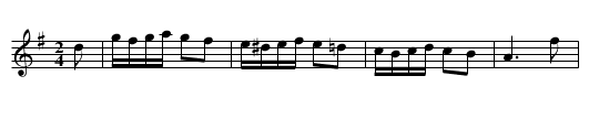 Montreal Reel [1] - staff notation