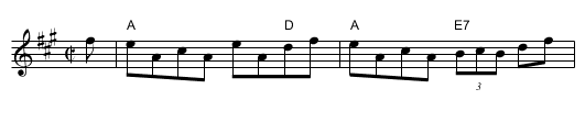 Mony Musk - staff notation