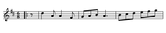 Moon and Seven Stars, The - staff notation