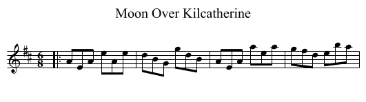 Moon Over Kilcatherine - staff notation