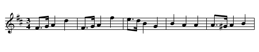 Moon Waltz - staff notation