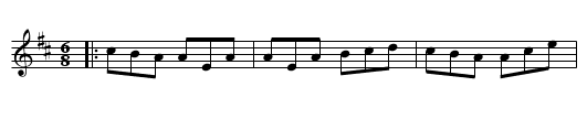 Mooncoin Jig, The - staff notation