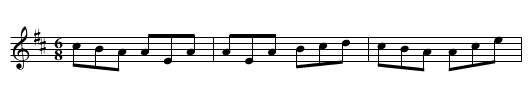 Mooncoin - staff notation