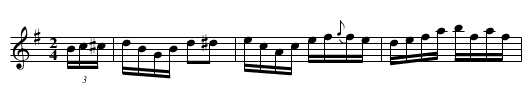 Moonlight Clog - staff notation