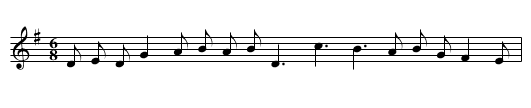 Moonwalk - staff notation