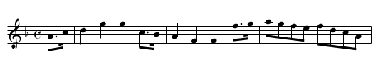 Moran's Return - staff notation