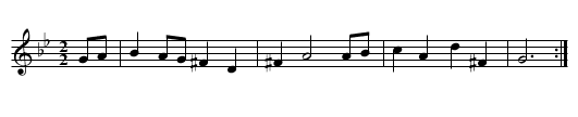 More the Merrier, The - staff notation