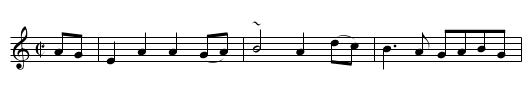 More W Inghean Ghiberlan - staff notation