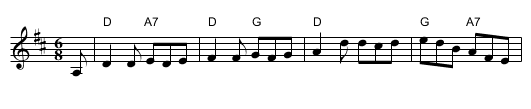Morecambe Bay - staff notation