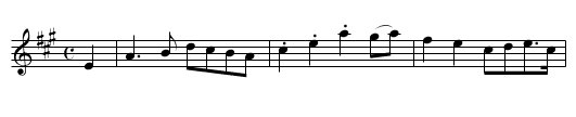 Moreen, The - staff notation