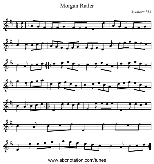 Morgan Ratler - staff notation