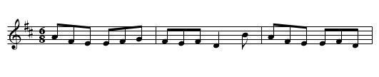 Morgan Rattler - staff notation