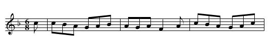 Morgan Rattler - staff notation