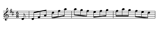 MORGAN'S QUICKSTEP - staff notation