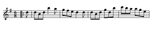 Morgiana - staff notation