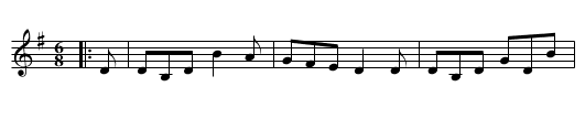 Morgiana - staff notation