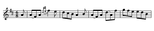 Morgiana - staff notation