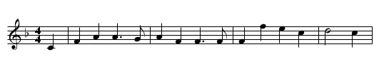 MORMOND BRAES - staff notation