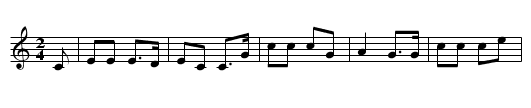 Mormond Braes - staff notation