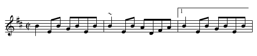 Morning Dew, The - staff notation