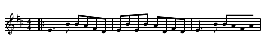 Morning Dew - staff notation