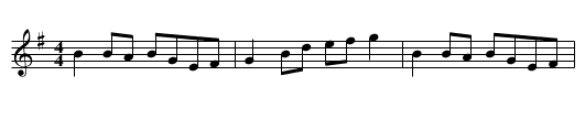 Morning Star, The - staff notation