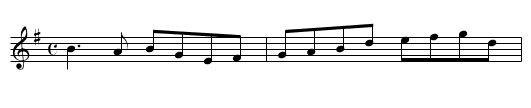 Morning Star - staff notation