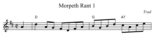 Morpeth Rant 1 - staff notation