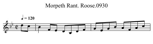 Morpeth Rant. Roose.0930 - staff notation