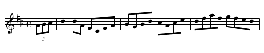 Morpeth Rant, The - staff notation