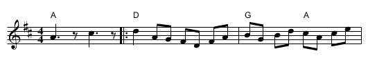 Morpeth Rant - staff notation