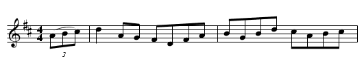Morpeth Rant - staff notation