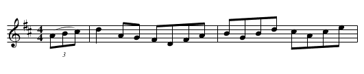 Morpeth Rant - staff notation
