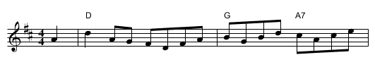 Morpeth Rant - staff notation